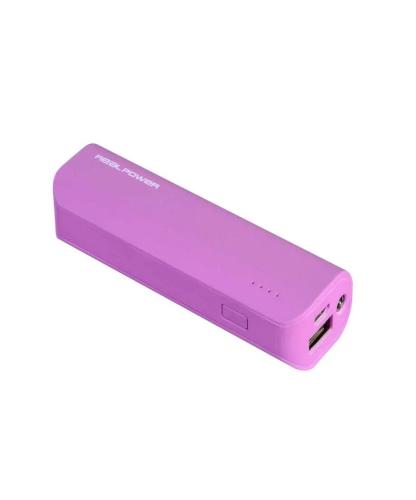 REALPOWER PB-2600 IÃO-LÍTIO 2600 MAH ROSA