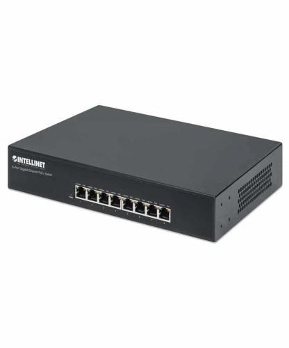 Intellinet Switch 8x Ge Desktop Poe+