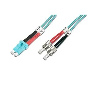 Digitus Lwl Patchkabel Lc -> St 5.00m Multimode Duplex Om3