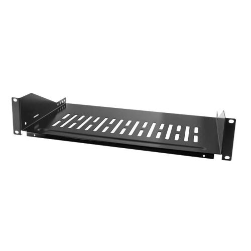 Logilink 19" Fachboden Befestigung Vorne T=400mm, Schwarz