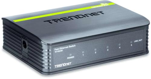 Trendnet Switch 5 Port 10/100 Desktop Metall