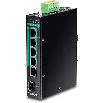 Trendnet Industrie Switch 6 Port Gbit Managedl2+ Poe+ Metall
