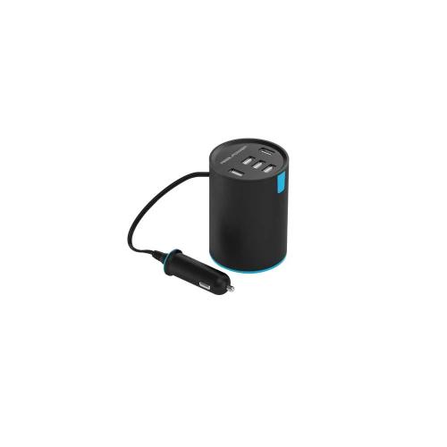 Realpower Kfz-Ladegerät Tube 2400ma 5xusb