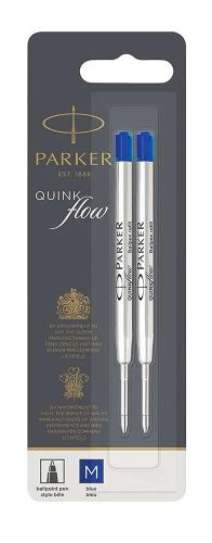 PARKER 1950373 RECARGA PARA CANETAS MÉDIO AZUL 2 .