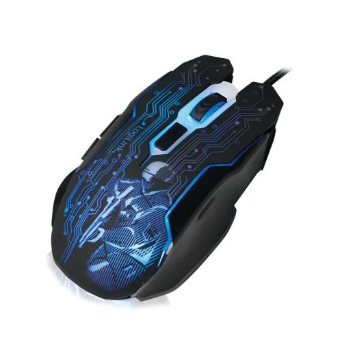 Logilink Gaming Maus, Usb, 6-Button, 2400dpi