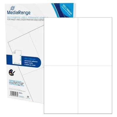 Mediarange Mrink143 Etiqueta Autocolante Permanen.