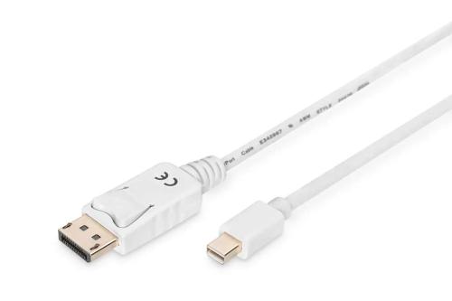 Digitus Displayportkabel Minidp -> Dport St/St 8k 2m 1.2 Polybeutel