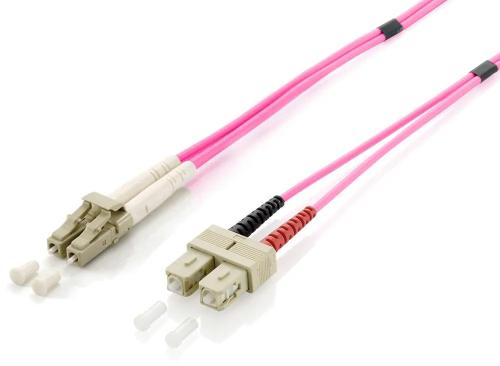 Equip Lwl Patchkabel Lc->sc 0.50m Multimode Duplex Om4 Vi Polybeutel