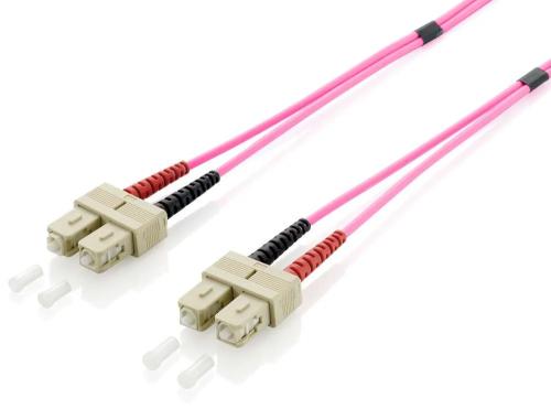 Equip Lwl Patchkabel Sc->sc 1.00m Multimode Duplex Om4 Vi Polybeutel