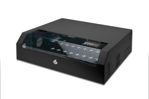 DIGITUS DN-19 04U-PB-B ARMÁRIO RACK 3U RACK DE PE.