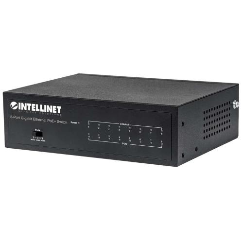 Intellinet Switch 8-Port Gigabit Ethernet Poe+ 60w Desktop