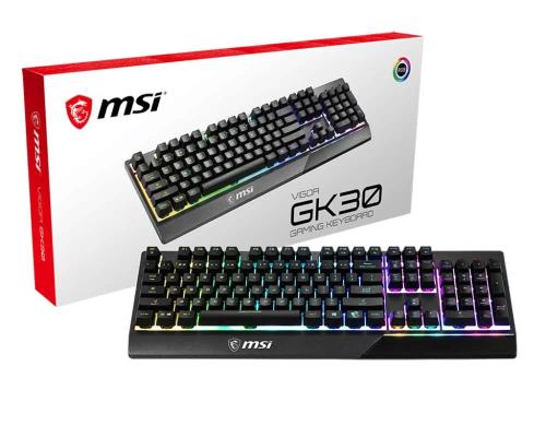 Msi Vigor Gk30 Teclado Usb Qwertz Alemão Preto