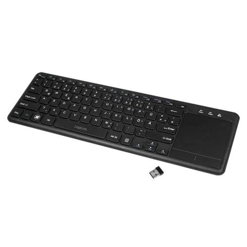 Logilink Id0188 Teclado Rf Wireless Qwertz Preto