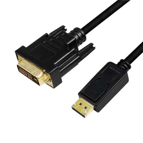 Logilink Displayport-Kabel Dp 1.2 Zu Dvi 1.2 3,0m Schwarz