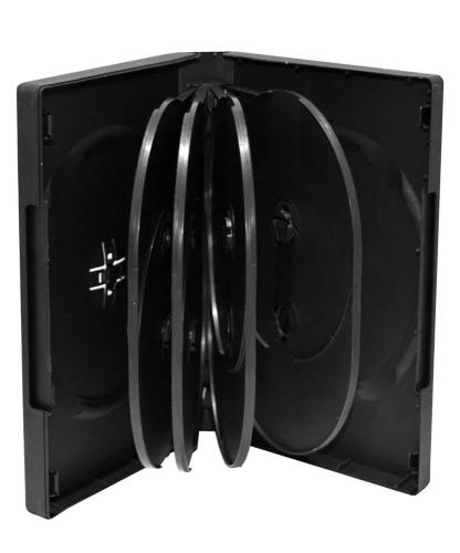 Mediarange Dvd-Leerhülle Für 10 Dics 33mm Schwarz 3pcs