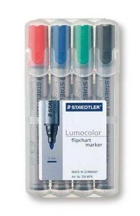 Staedtler 356 Wp4 Marcador 4 Unidade(S) Preto, Az.