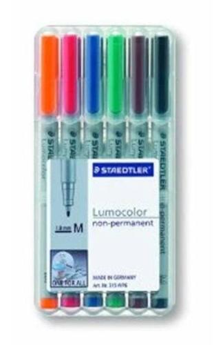 Staedtler Folienstift Lumocolor M Nonperm 6st