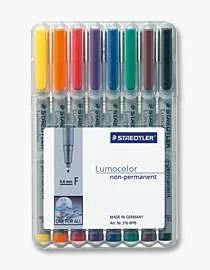Staedtler Folienstift Lumocolor F Nonperm 8st
