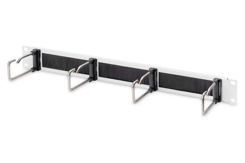 Digitus Kabelrangierpanel Stahlbügeln+Bürstenleiste 19" 1he