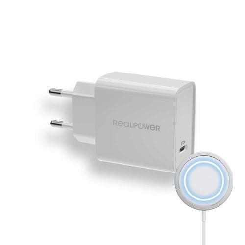 REALPOWER PC-MAGSET UNIVERSAL BRANCO AC CARREGAME.