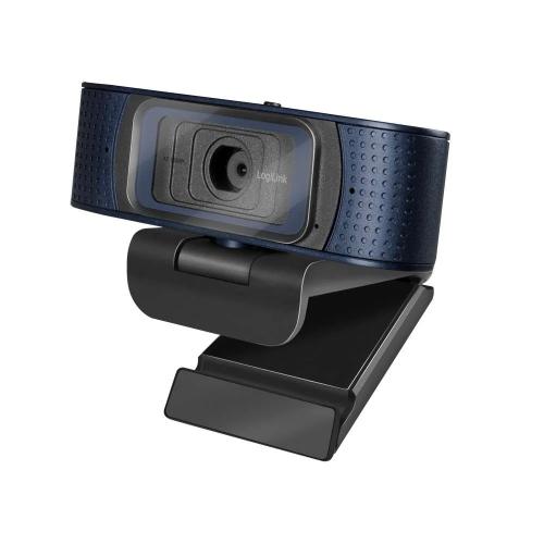 Logilink Webcam 1080p Fhd Dual-Mikro 80° Autofokus&Abdeckung