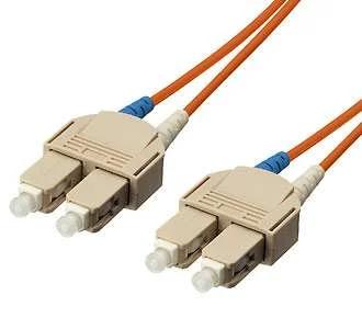Equip Lwl Patchkabel Sc->sc 5.00m Multimode Duplex Om1 Or Polybeutel