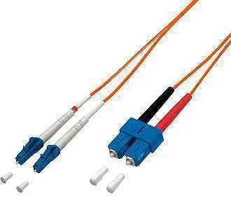 Equip Lwl Patchkabel Lc->sc 2.00m Multimode Duplex Om1 Or Polybeutel