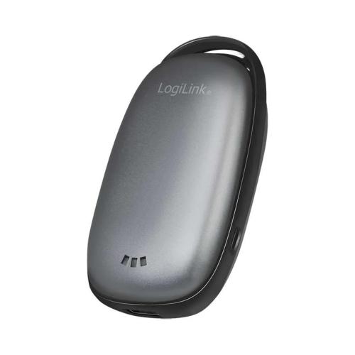 Logilink Powerbank 4000mah,1xusb-A, Handwärmer,Metallgrau