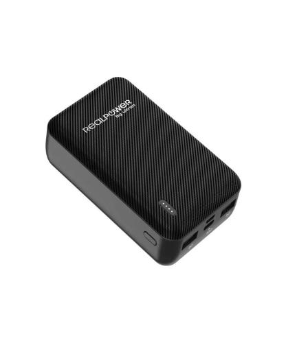 Realpower Powerbank Pb-10000 Se Schwarz 10.000mah