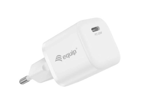 Carregador Universal USB-C PD 20W Branco - EQUIP