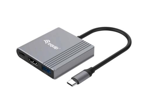Equip Dock Usb-C->hdmi,Usb3.0,100wpd 4k60hz 0.15m Gr