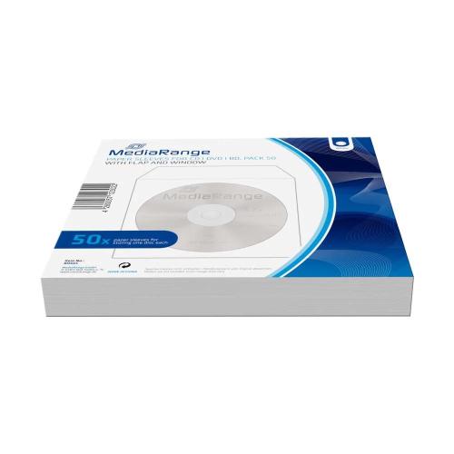 Mediarange Cd Hüllen 50pcs Papier Flagwindow Retail
