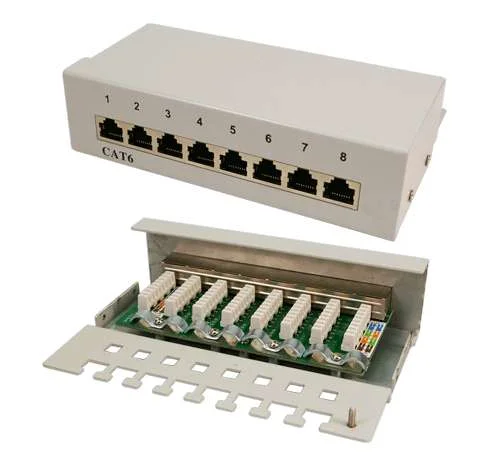 Logilink Patchpanel 8-Port Rj45 Cat6 Geschirmt