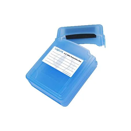 Logilink HDD Schutz-Box Für 2x 6.3cm (2,5") Blau Wasseresist