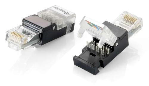 Equip Steckverbinder Rj45 Cat6 2stk Ungeschirmt Werkz Polybeutel