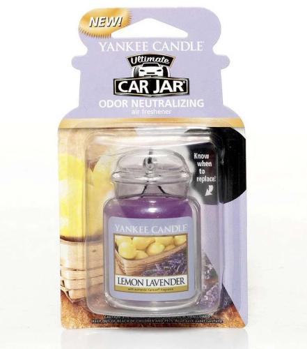 Car Air Freshener Lemon Lavender Car Jar 1pc