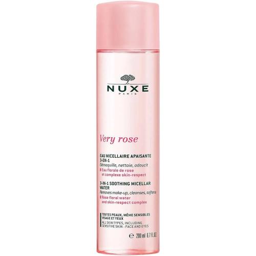 Desmaquilhante Facial Nuxe Very Rose 3 em 1 Água Micelar 200 Ml