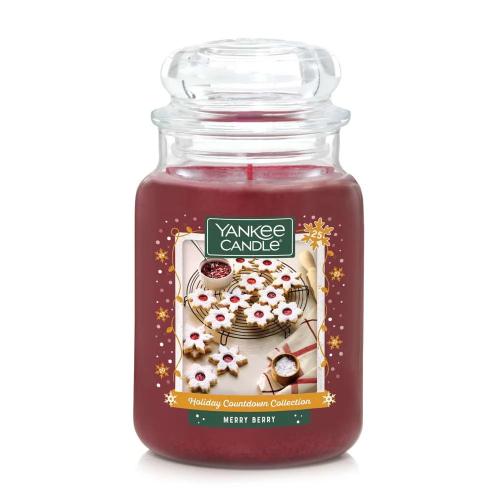 Yankee Candle Merry Berry Vela Cilindro Frutos Do.