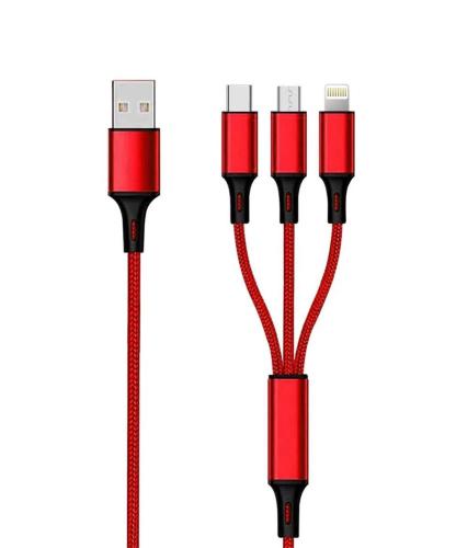 2go 797150 Cabo Usb 1,5 M Usb B Usb C/Micro-Usb B.