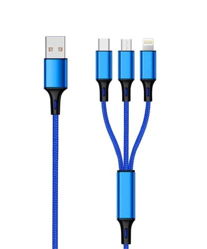 2GO 797151 CABO USB 1,5 M USB B USB C/MICRO-USB B.