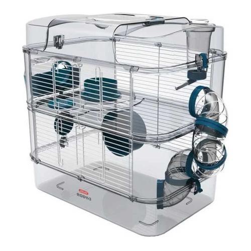Zolux Rody3 Duo - Rodent Cage - Blue