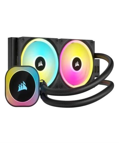 Water Cooler CPU iCUE Link H100i RGB 240mm Preto .