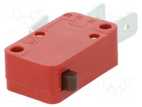 Microinterruptor Snap Action, Sem Alavanca, Spdt, 10a/250vac