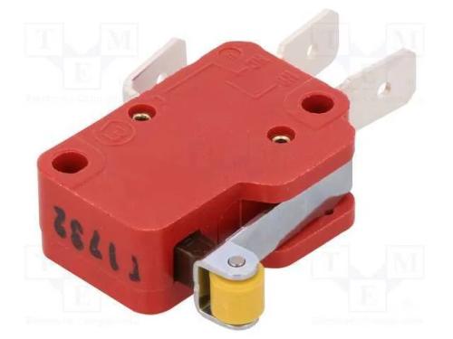 Microinterruptor Snap Action, com Alavanca (Com Rolo), Spdt