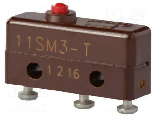 Microinterruptor SNAP ACTION, sem alavanca, SPDT,.