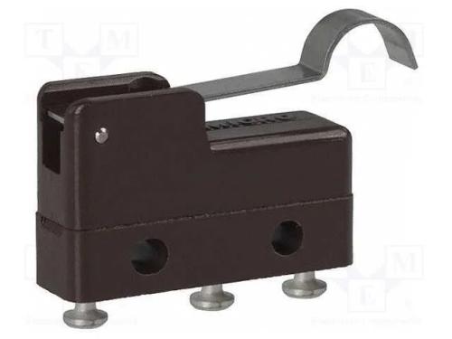 Microinterruptor Snap Action, com Alavanca Que Simula Um Rolo