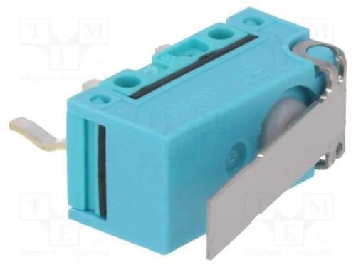 Microinterruptor Snap Action, com Alavanca, Spdt, 1a/125vac