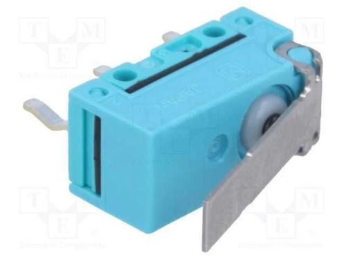 Microinterruptor SNAP ACTION, com alavanca, SPDT,.