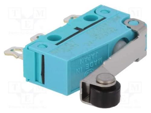 Microinterruptor Snap Action, com Alavanca (Com Rolo), Spdt