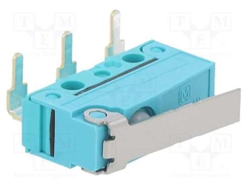Microinterruptor Snap Action, com Alavanca Curta, Spdt, On-(On)
